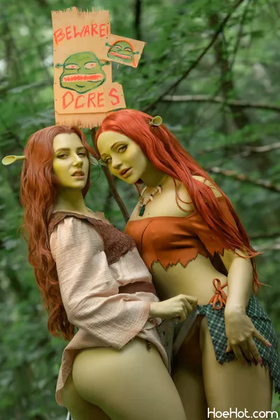 Mik Allen &amp; Alcololi - Shrek &amp; Fiona nude cosplay leaked 212307