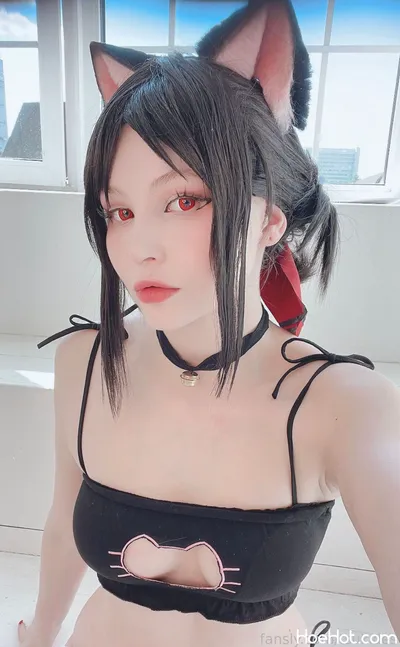 Tsuki Desu - Kaguya Neko Lingerie nude cosplay leaked 462257