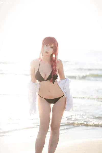 Himeecosplay - Makima bikini nude cosplay leaked 342307