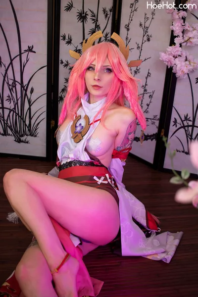 Frailu - Yae Miko nude cosplay leaked 287984