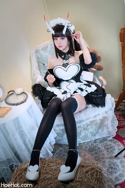 miko-chan - Azur Lane Noshiro Maid [36P] nude cosplay leaked 449609