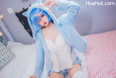 [Cosplay] 猫君君MaoJun 雷姆猫耳睡衣 nude cosplay leaked 135950