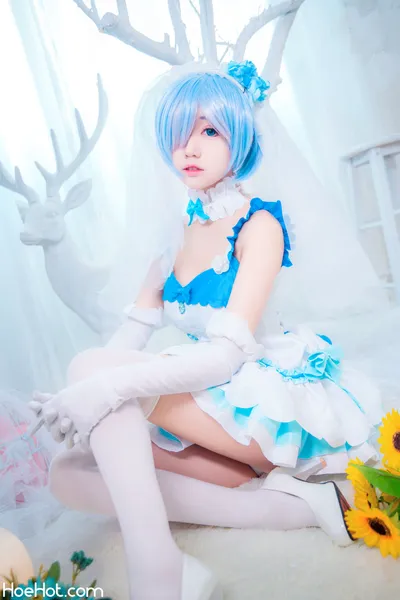 猫君君MaoJun - 蕾姆花嫁 nude cosplay leaked 75713