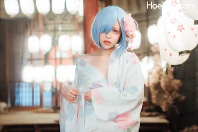 晕崽 和服蕾姆 nude cosplay leaked 439265