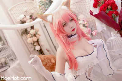 [二佐Nisa] NO.131 Fate玉藻前婚纱 Tamamo no Mae Wedding Dress nude cosplay leaked 461257