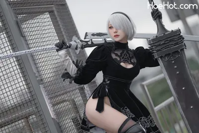 [玄子 genko] 2B Nier Automata nude cosplay leaked 32297