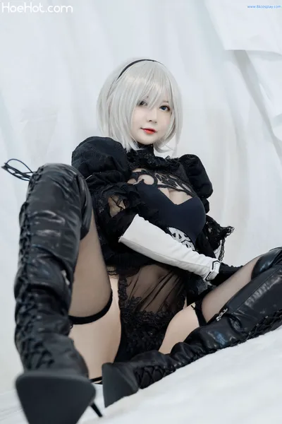 51酱 - NO.02 2B黑婚纱 2B Black Bride nude cosplay leaked 527556