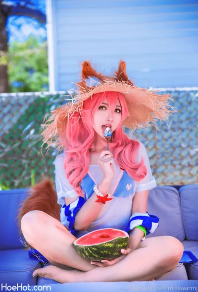 Misswarmj - Tamamo nude cosplay leaked 76212