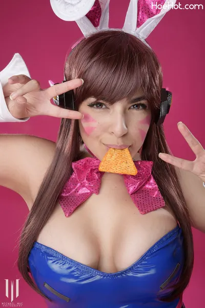 Mariedoll - D.Va Bunnny nude cosplay leaked 315339