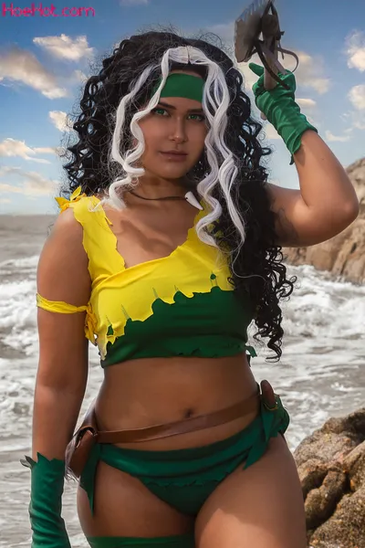 Nay Freitas - Savage Land Rogue (Vampira) nude cosplay leaked 278