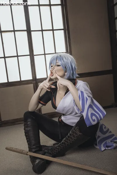 Oichi -  Gintoki Sakata nude cosplay leaked 492431