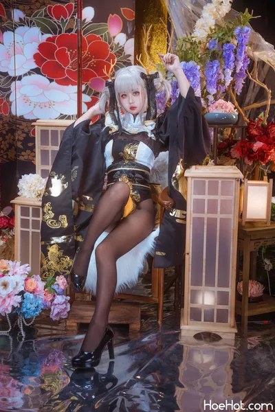 萌芽儿 - 白兔和服 nude cosplay leaked 45768