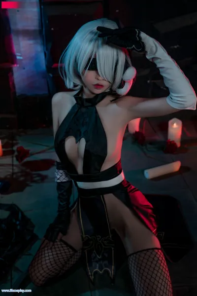 [可可老师] 尼尔忍者 Nier 2B Ninja nude cosplay leaked 11885