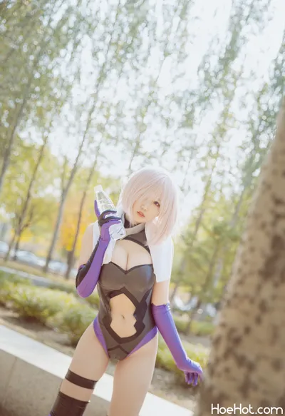 Aban is very happy today 阿半今天很开心 — Mashu Kyrielight - Stage 1 [Fate Grand Order] nude cosplay leaked 501035