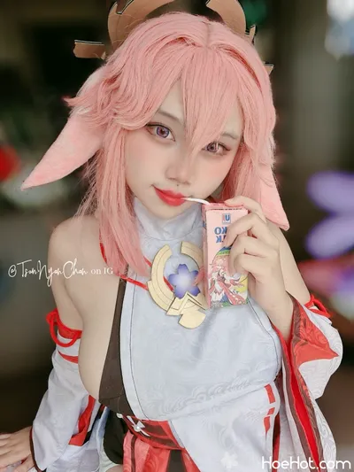 Tsunnyanchan - Yae Miko nude cosplay leaked 59405