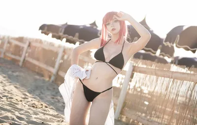 Himeecosplay - Makima bikini nude cosplay leaked 342315