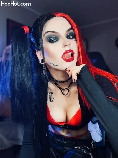 Andrasta - Goth Harley Quinn nude cosplay leaked 580746