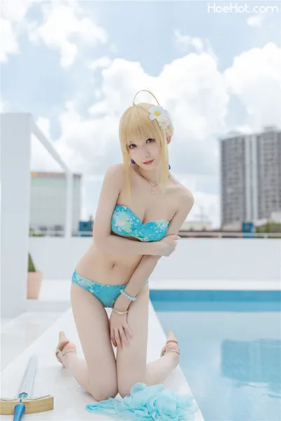 封疆疆v - Saber 阿尔托莉雅·潘德拉贡 泳装 nude cosplay leaked 406404