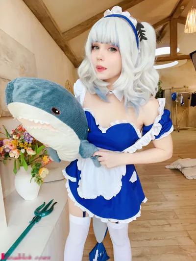 Caticornplay - Maid Gawr Gura nude cosplay leaked 1553