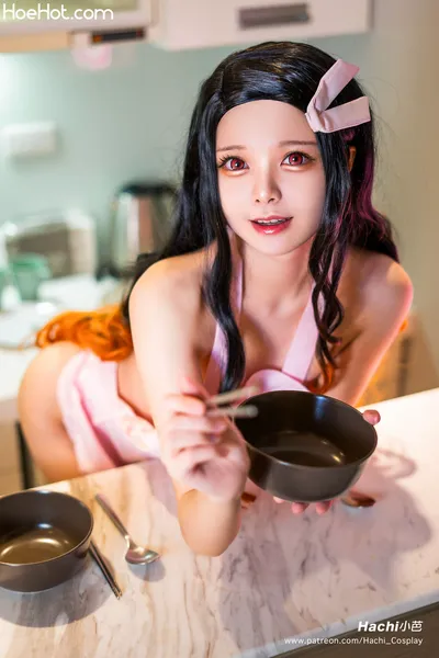 Hachi - Nezuko Apron nude cosplay leaked 422601