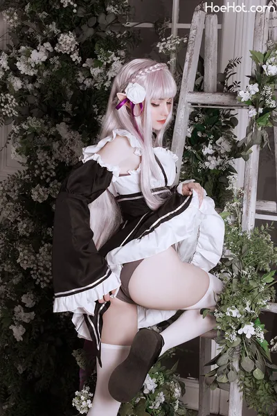 tenletters - Emilia (Re:Zero) nude cosplay leaked 611910