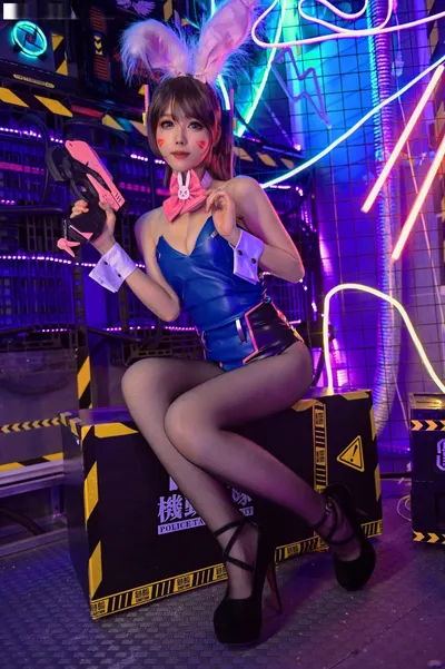 钛合金TiTi - 兔女郎DVA nude cosplay leaked 22615