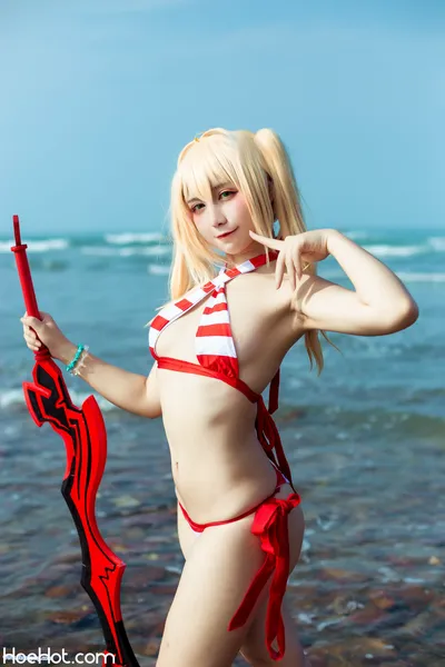 [九曲Jean] FGO泳装本 FGO Swimsuit nude cosplay leaked 327501