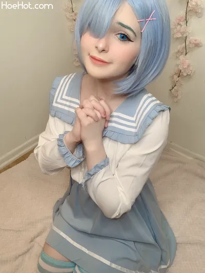 ItsCandyCloud - Rem Schoolgirl nude cosplay leaked 278573