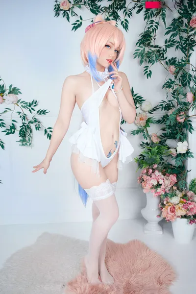 Caticornplay - Kokomi swimsuit nude cosplay leaked 10051