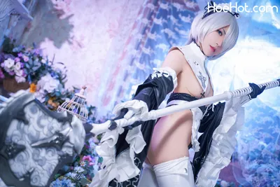 虎森森 - 2B女仆 nude cosplay leaked 382525