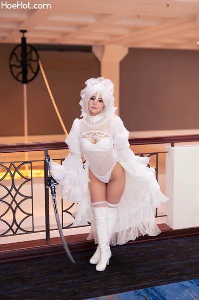 UNa Cosplayer - Bride 2B nude cosplay leaked 77469