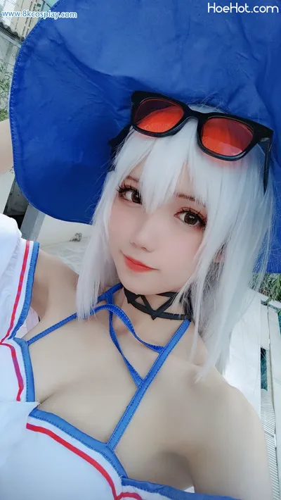 [花柒Hana] 斯卡蒂泳装 明日方舟 Arknight Skadi nude cosplay leaked 407844