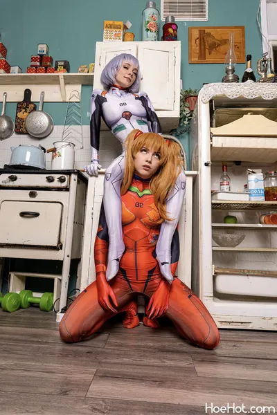 Olyashaa - Rei &amp; Asuka nude cosplay leaked 292267