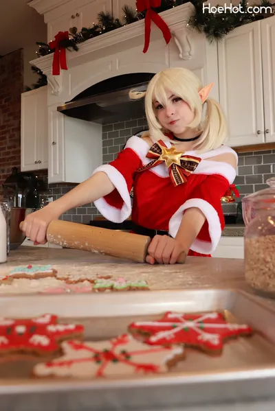 Melondoki - Klee xmas nude cosplay leaked 279969