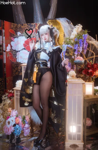 萌芽儿 - 白兔和服 nude cosplay leaked 45779