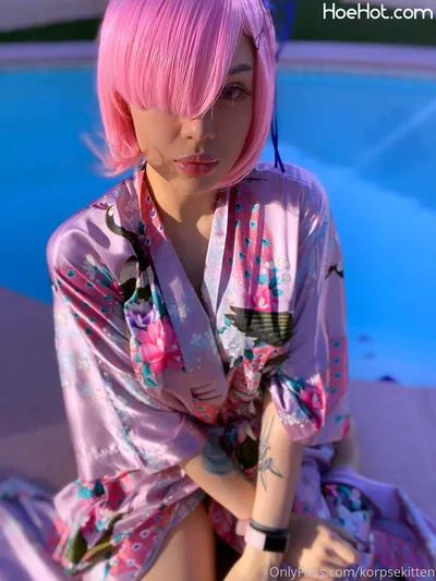 Korpsekitten - Ram at the pool nude cosplay leaked 395140