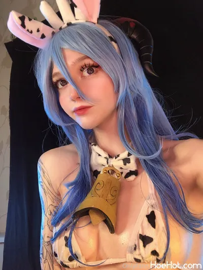 Astasiadream - Ganyu cowkini nude cosplay leaked 358107