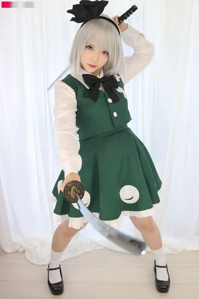 Yukina - Youmu Konpaku nude cosplay leaked 6940