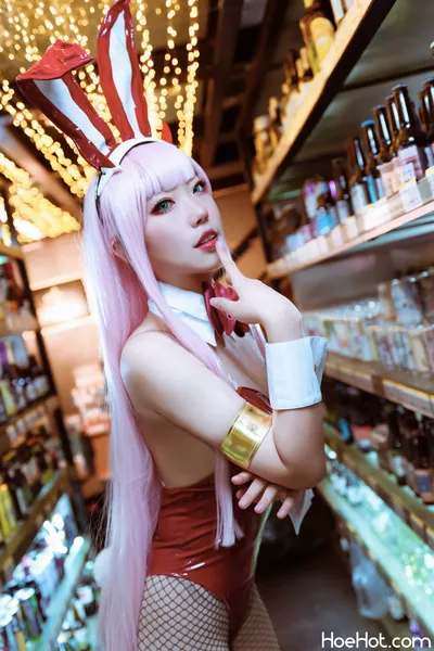 机智的哔啵 - Zero Two Bunnygirl [22P] nude cosplay leaked 440030