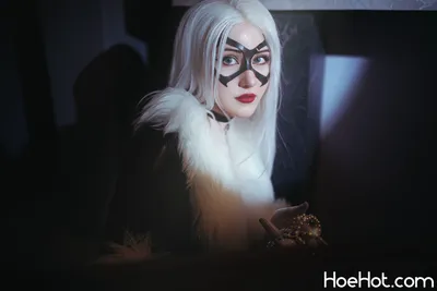 Morphia - Black Cat nude cosplay leaked 183946