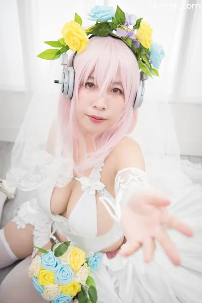 Bilibili - Super Sonico bride nude cosplay leaked 142004