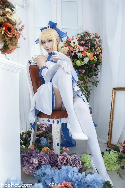 [索索-sophia] Saber Arturia Dress Ver. nude cosplay leaked 477803