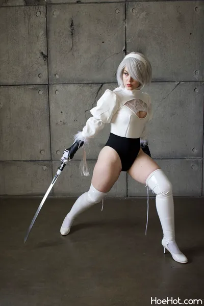 Genevieve Marie - 2B white nude cosplay leaked 61268