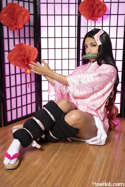 Domi - Nezuko nude cosplay leaked 545678