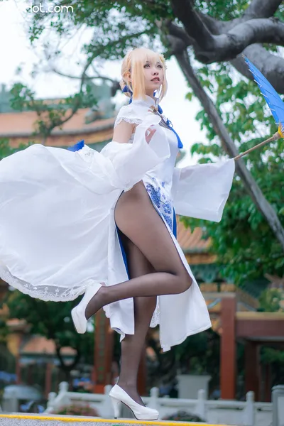 [大大卷卷小卷]FGOsaber 四周年旗袍 nude cosplay leaked 137073