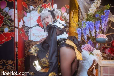 萌芽儿 - 白兔和服 nude cosplay leaked 45780