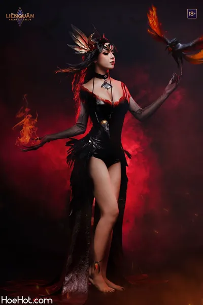 Arena of Valor Cosplay Natalya Burning Embers nude cosplay leaked 96023