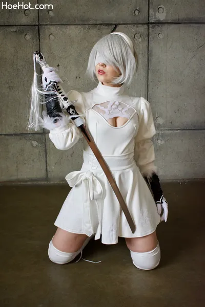 Genevieve Marie - 2B white nude cosplay leaked 61238