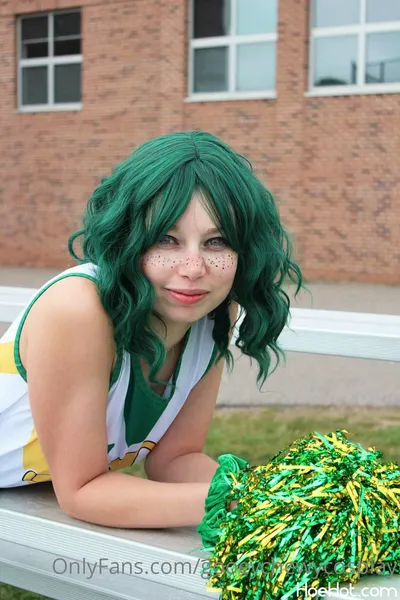 GooeyChewyCosplay - Cheer Izuku nude cosplay leaked 102933