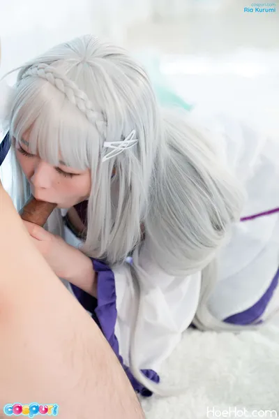 Ria Kurumi - Emilia nude cosplay leaked 195654